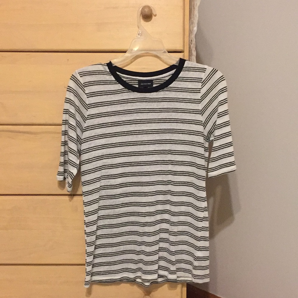 Comfy and sweet striped shirt!